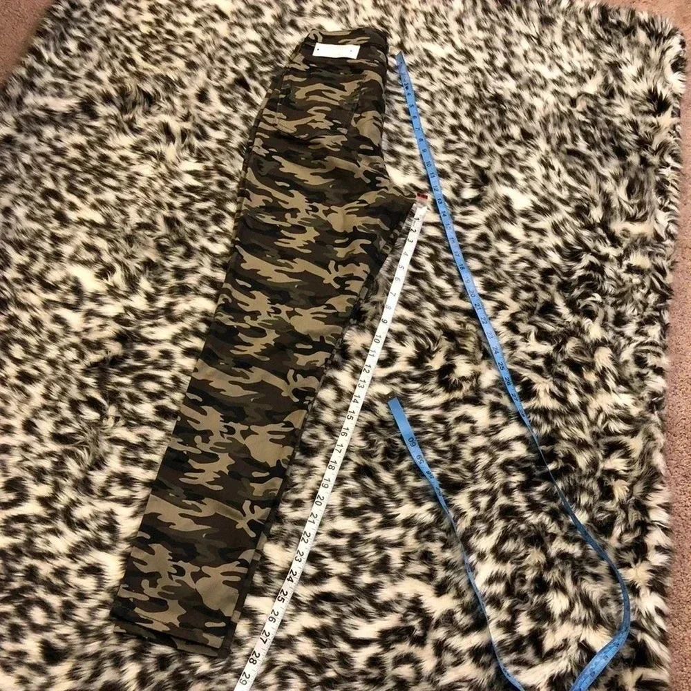 NOBO High Rise Skinny Camouflage Women Pants Size 9 NWT